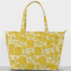 Party Confetti Yellow Squares Back Pocket Shoulder Bag  by Proyonanggan