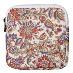 Retro Paisley Patterns, Floral Patterns, Background Mini Square Pouch by nateshop