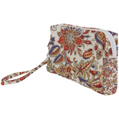 Retro Paisley Patterns, Floral Patterns, Background Wristlet Pouch Bag (small) by nateshop