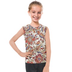 Retro Paisley Patterns, Floral Patterns, Background Kids  Mesh Tank Top by nateshop