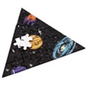 Space Cartoon, Planets, Rockets Wooden Puzzle Triangle View3