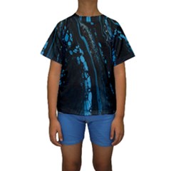 Stains, Liquid, Texture, Macro, Abstraction Kids  Short Sleeve Swimwear by nateshop