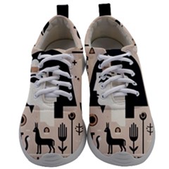 Egypt Pyramid Nature Desert Mens Athletic Shoes by Proyonanggan