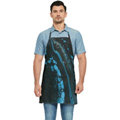 Stains, Liquid, Texture, Macro, Abstraction Kitchen Apron by nateshop