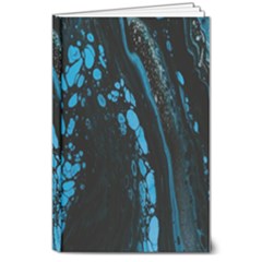 Stains, Liquid, Texture, Macro, Abstraction 8  X 10  Hardcover Notebook by nateshop