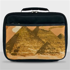 Pyramids Egypt Pyramid Desert Sand Lunch Bag by Proyonanggan