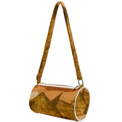 Pyramids Egypt Pyramid Desert Sand Mini Cylinder Bag by Proyonanggan