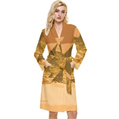 Pyramids Egypt Pyramid Desert Sand Long Sleeve Velvet Robe by Proyonanggan