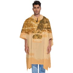 Pyramids Egypt Pyramid Desert Sand Men s Hooded Rain Ponchos by Proyonanggan