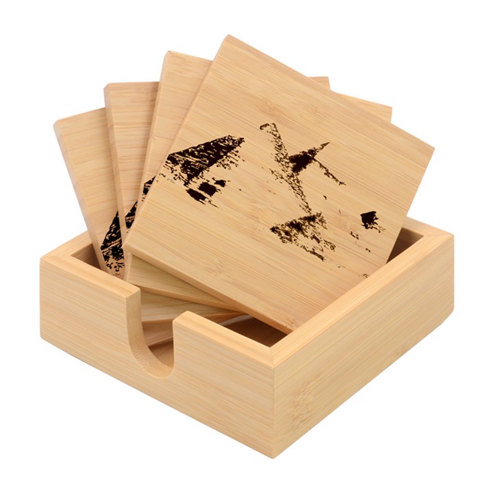 Pyramids Egypt Pyramid Desert Sand Bamboo Coaster Set