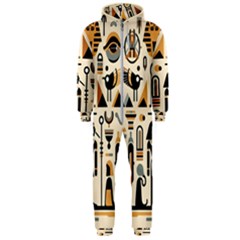 Egypt Pyramids Nature Desert Hooded Jumpsuit (men) by Proyonanggan