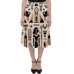 Egypt Pyramids Nature Desert Classic Midi Skirt by Proyonanggan