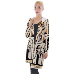 Egypt Pyramids Nature Desert Hooded Pocket Cardigan by Proyonanggan