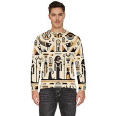 Egypt Pyramids Nature Desert Men s Fleece Sweatshirt by Proyonanggan