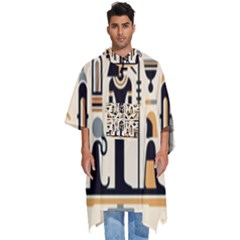 Egypt Pyramids Nature Desert Men s Hooded Rain Ponchos by Proyonanggan