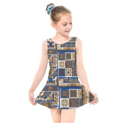 Decoupage Kids  Skater Dress Swimsuit