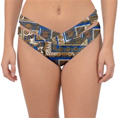 Decoupage Double Strap Halter Bikini Bottoms by nateshop