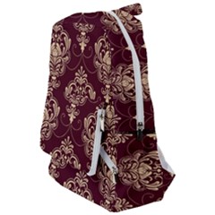 Vintage Floral Pattern, Purple Vintage Travelers  Backpack by nateshop