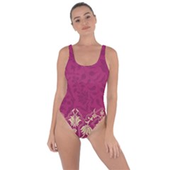 Vintage Pink Texture, Floral Design, Floral Texture Patterns, Bring Sexy Back Swimsuit by nateshop