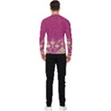 Vintage Pink Texture, Floral Design, Floral Texture Patterns, Men s Long Sleeve Rash Guard View2