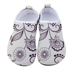 Violet Vintage Background, Floral Ornaments, Floral Patterns Women s Sock-style Water Shoes