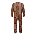 Wooden Triangles Texture, Wooden ,texture, Wooden OnePiece Jumpsuit (Kids) View2