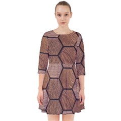 Wooden Triangles Texture, Wooden ,texture, Wooden Smock Dress by nateshop