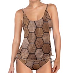 Wooden Triangles Texture, Wooden ,texture, Wooden Tankini Set by nateshop