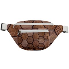 Wooden Triangles Texture, Wooden ,texture, Wooden Fanny Pack by nateshop