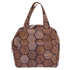 Wooden Triangles Texture, Wooden ,texture, Wooden Boxy Hand Bag by nateshop