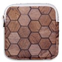 Wooden Triangles Texture, Wooden ,texture, Wooden Mini Square Pouch View1