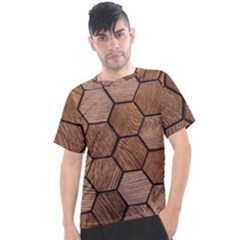 Wooden Triangles Texture, Wooden ,texture, Wooden Men s Sport Top by nateshop