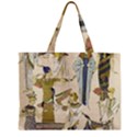 Egyptian Paper Woman Dress Design Zipper Mini Tote Bag View1