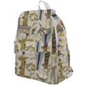 Egyptian Paper Woman Dress Design Top Flap Backpack View1