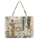 Egyptian Paper Woman Dress Design Zipper Medium Tote Bag View1