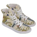 Egyptian Paper Woman Dress Design Men s Hi-Top Skate Sneakers View3