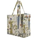 Egyptian Paper Woman Dress Design Canvas Travel Bag View2