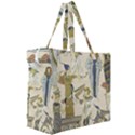 Egyptian Paper Woman Dress Design Canvas Travel Bag View3