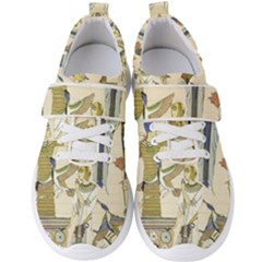 Egyptian Paper Woman Dress Design Men s Velcro Strap Shoes