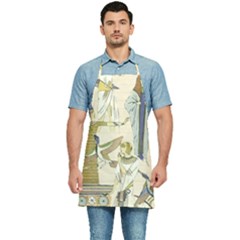 Egyptian Paper Woman Dress Design Kitchen Apron