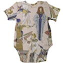 Egyptian Paper Woman Dress Design Baby Short Sleeve Bodysuit View2