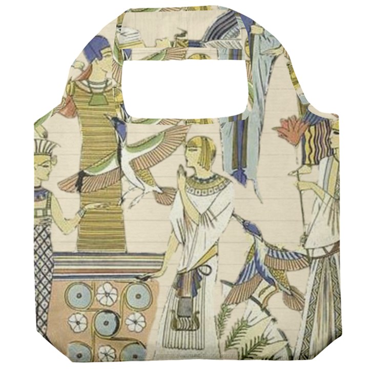 Egyptian Paper Woman Dress Design Foldable Grocery Recycle Bag