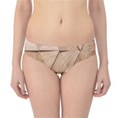 Wooden Triangles Texture, Wooden Wooden Hipster Bikini Bottoms by nateshop