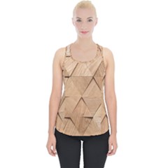 Wooden Triangles Texture, Wooden Wooden Piece Up Tank Top by nateshop