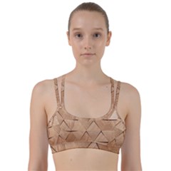 Wooden Triangles Texture, Wooden Wooden Line Them Up Sports Bra by nateshop