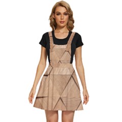 Wooden Triangles Texture, Wooden Wooden Apron Dress by nateshop