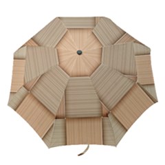 Wooden Wickerwork Textures, Square Patterns, Vector Folding Umbrellas