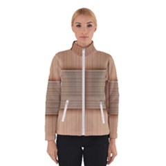 Wooden Wickerwork Textures, Square Patterns, Vector Women s Bomber Jacket by nateshop