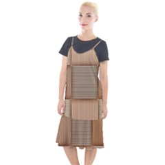 Wooden Wickerwork Textures, Square Patterns, Vector Camis Fishtail Dress by nateshop