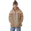 Wooden Wickerwork Textures, Square Patterns, Vector Kids  Oversized Hoodie View1